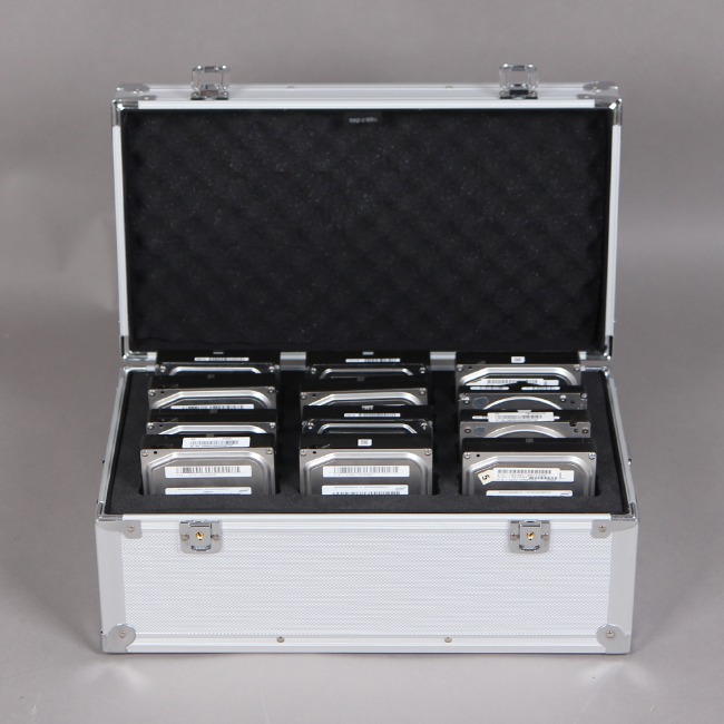 Hard disk storage case aluminum case HDD12